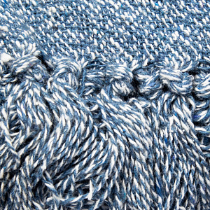 Плед 150х200см СОФТИ МЕЛАНЖ синий хлопок-100% 000000000001214646