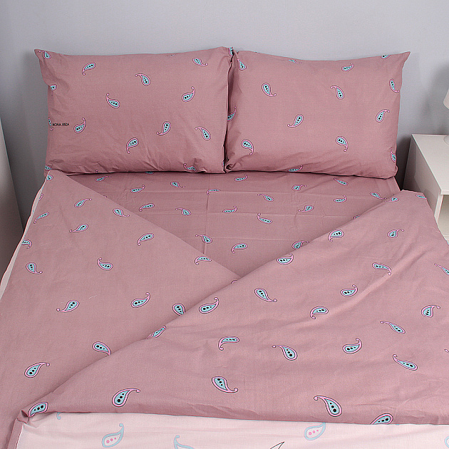 Комплект постельного белья Monro Mona Liza, 1.5 спальный, 2 наволочки 70?70 см, бязь 000000000001129841