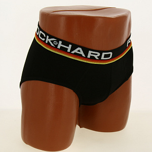 Трусы мужские слипы Rockhard BRIEFS M черный 95%хлопок 5%эластан 000000000001190395