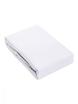 Простыня 250x240см DE'NASTIA белый сатин NEW хлопок 100% 000000000001215797