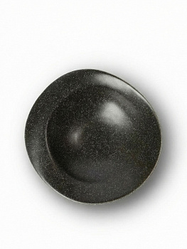 Тарелка для пасты 20,5х8,2см 400мл DE'NASTIA Wabi графит керамика 000000000001231336