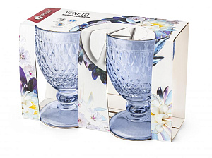 Набор бокалов 350мл 2пр APOLLO Veneto стекло можно использовать в качестве креманок для подачи десертов VEN-02 000000000001197675