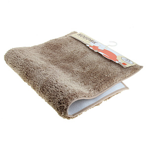 Коврик для ванны DE'NASTIA 50х80см бежевый микрофибра M000013 000000000001107620