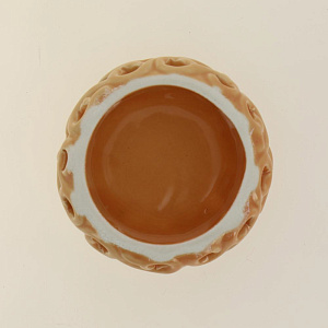 Декоративная Персиковая резная шкатулка (фарфор) / 7,5X7,5X4,5см арт.79188 000000000001195737