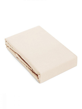 Проcтыня 250x240см DE'NASTIA NEW сатин молочный хлопок 000000000001215799