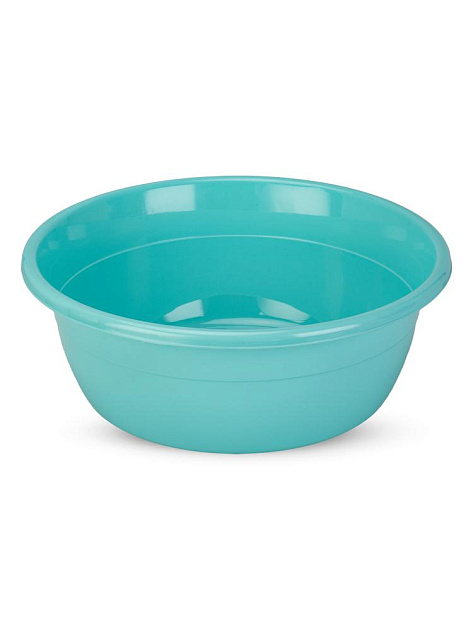 Таз 15л круглый бирюзовый полиэтилен 000000000001227314