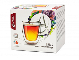 Кружка с двойными стенками APOLLO "Break" 350 мл,BRK-350 000000000001192566