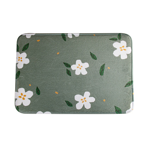 Коврик для ванной 40х60см LUCKY цветы полиэстер BT12704-9 000000000001217268