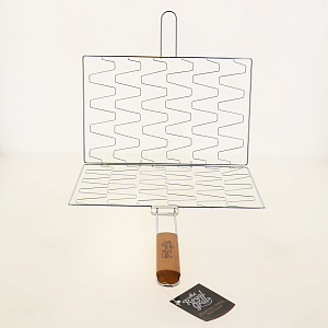 Решетка-гриль 34х22см ROYALGRILL эластичная металл 000000000001186085