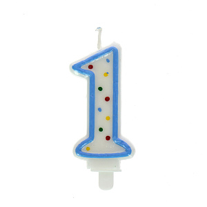 Свеча для торта цифра 1 Rio Fackelmann 000000000001128109