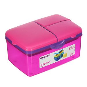 Ланчбокс 4-х секционный с бутылкой Sistema, 2л 000000000001148985