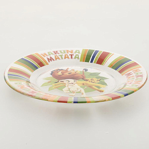 СИМПАТИЯ КОРОЛЬ ЛЕВ Тарелка десертная 19,6см ОСЗ стекло 000000000001205454