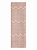 Полотенце кухонное 35x70см DE'NASTIA вафля зиг-заг розовый хлопок 100% 000000000001213578