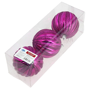 Набор елочных игрушек Мандарин Посуда Центр, 8 см, 3 шт. 000000000001161785