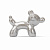 Фигура декоративная "Медвежонок" серый 12х9,5см R011181 000000000001200336