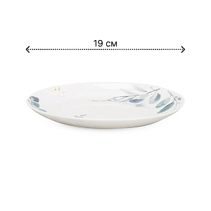 Тарелка десертная 19см FARFORELLE Эвкалипт стеклокерамика 000000000001224316