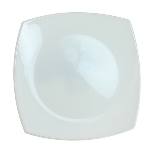 QUADRATO WHITE Тарелка десертная 19см опал H3658 000000000001004285