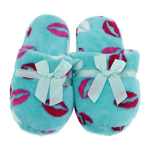 Тапочки домашние женские, голубые, 36-37р 000000000001174382