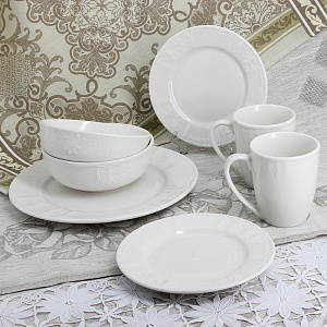 УЗОР КРУЖЕВО Тарелка десертная 19см ESTETICA M41010 000000000001114019