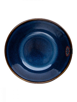 Салатник 14см/350мл DE'NASTIA малый синий керамика 000000000001210842