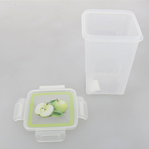 Контейнер для свч 1,4л лок декор квадратный пластик 4357301 000000000001204974