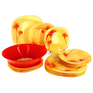 Столовый набор Sunrise Luminarc, 19 предметов 000000000001093497