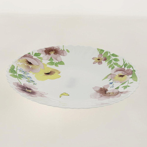 Тарелка обеденная 25,5см FARFORELLE Акварель опал 000000000001200308