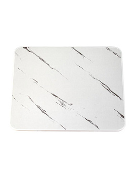 Столик 60х60х52см ST 3D складной мрамор белый железо/МДФ 000000000001227149