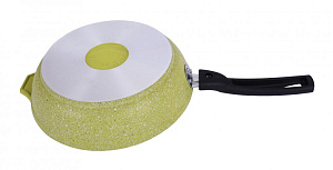 Сковорода 22см KUKMARA Trendy style съемная ручка антипригарное покрытие lime алюминий 000000000001209102