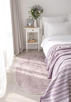 Коврик универсальный 80x150см LUCKY Беж овал бежевый 100% полиэстер 000000000001211038