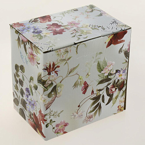 Набор салатников 2шт 280мл/540мл BALSFORD Весна пластиковая крышка подарочная упаковка фарфор 000000000001205659