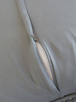 Наволочки декоративные 50x70см 2шт DE'NASTIA Polka dot серый полиэстер 000000000001230728