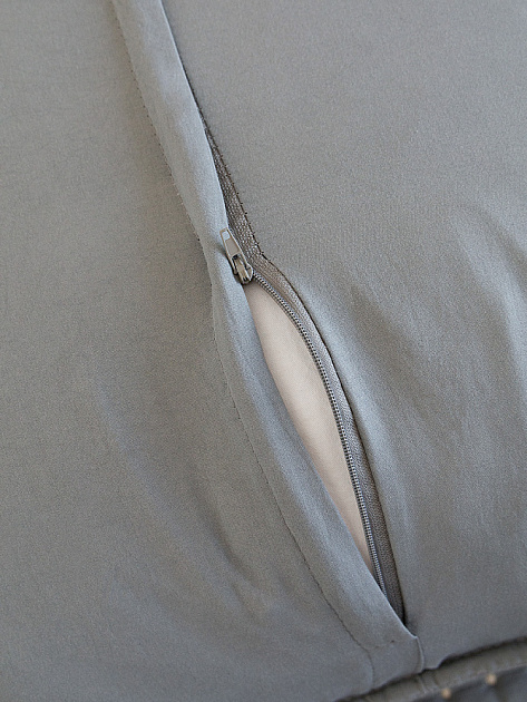 Наволочки декоративные 50x70см 2шт DE'NASTIA Polka dot серый полиэстер 000000000001230728