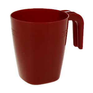 Кружка 400мл пластик рубиновая П2226 000000000001197358