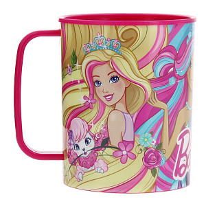 Кружка Барби, 330мл, пластик 000000000001161909