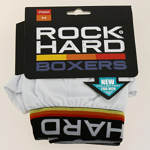 Трусы муж. Rockhard BOXERS M белый 95%хл 5%эл G000162 (M) 000000000001195839