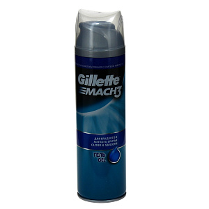 Гель для бритья Mach3 Gillette, 200мл 000000000001054441