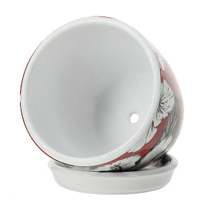 Цветочный горшок, 10 см, 0.35л, керамика 000000000001171932