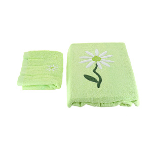 Набор полотенец Ромашка-М Grand Textil, 40x60 см, 60x110 см, 2 шт. 000000000001123559