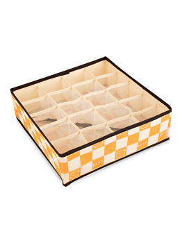 Короб(Органайзер) для хранения белья 20секций45х30х20см МИШКА в ассортименте ткань оксфорд/полипропилен 000000000001227868