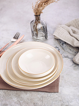 Набор столовой посуды 19 предметов TULU PORSELEN Tutku фарфор Набор столовой посуды 19 предметов TULU PORSELEN Tutku фарфор 000000000001212909