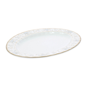 Блюдо для хлеба Голубой узор, 36 см 000000000001136152