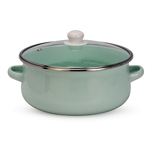 Набор кастрюль 5шт 16см-1л/18см-1,7л/20см-2,2л/22см-3,2л/24см-4,5л Мята эмаль Набор кастрюль 5шт 16см-1л/18см-1,7л/20см-2,2л/22см-3,2л/24см-4,5л Мята эмаль 000000000001223956