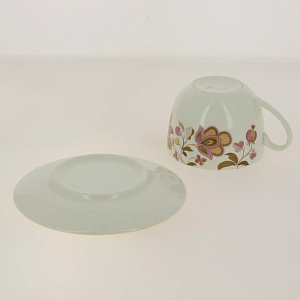 Чайная пара "Соната" гр.8, "Восточные цветы розовый"VOS87 000000000001189107