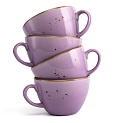 Набор столовой посуды 16 предметов TULU PORSELEN Reactive lavander фарфор 000000000001216227
