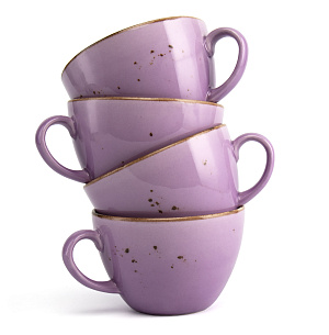 Набор столовой посуды 16 предметов TULU PORSELEN Reactive lavander фарфор 000000000001216227