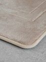 Коврик для туалета 50x60см DE'NASTIA Soft Collection мемори бежевый полиэстер 000000000001229941