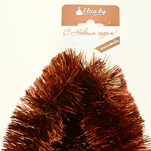 Мишура 2,7х0,07м БИФОРЕС красная 000000000001209079