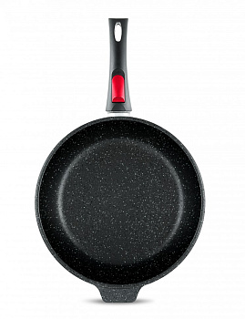 Сковорода 30см НЕВА МЕТАЛЛ ПОСУДА Каменная съемная ручка черный гранит алюминий Сковорода 30см НЕВА МЕТАЛЛ ПОСУДА Каменная съемная ручка черный гранит алюминий 000000000001212695