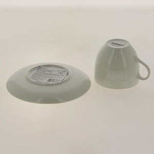 Пара чайная 220мл/15см ESPRADO Premium Fine china Blanco фарфор 000000000001190019